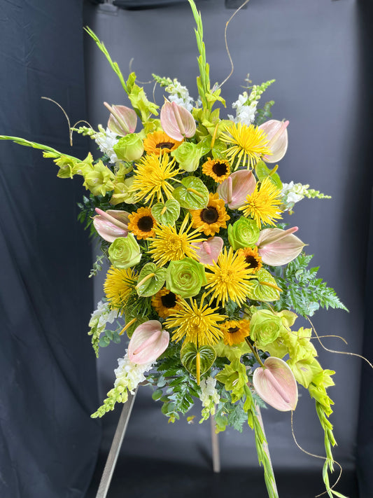 Island Blush Spray Arrangement