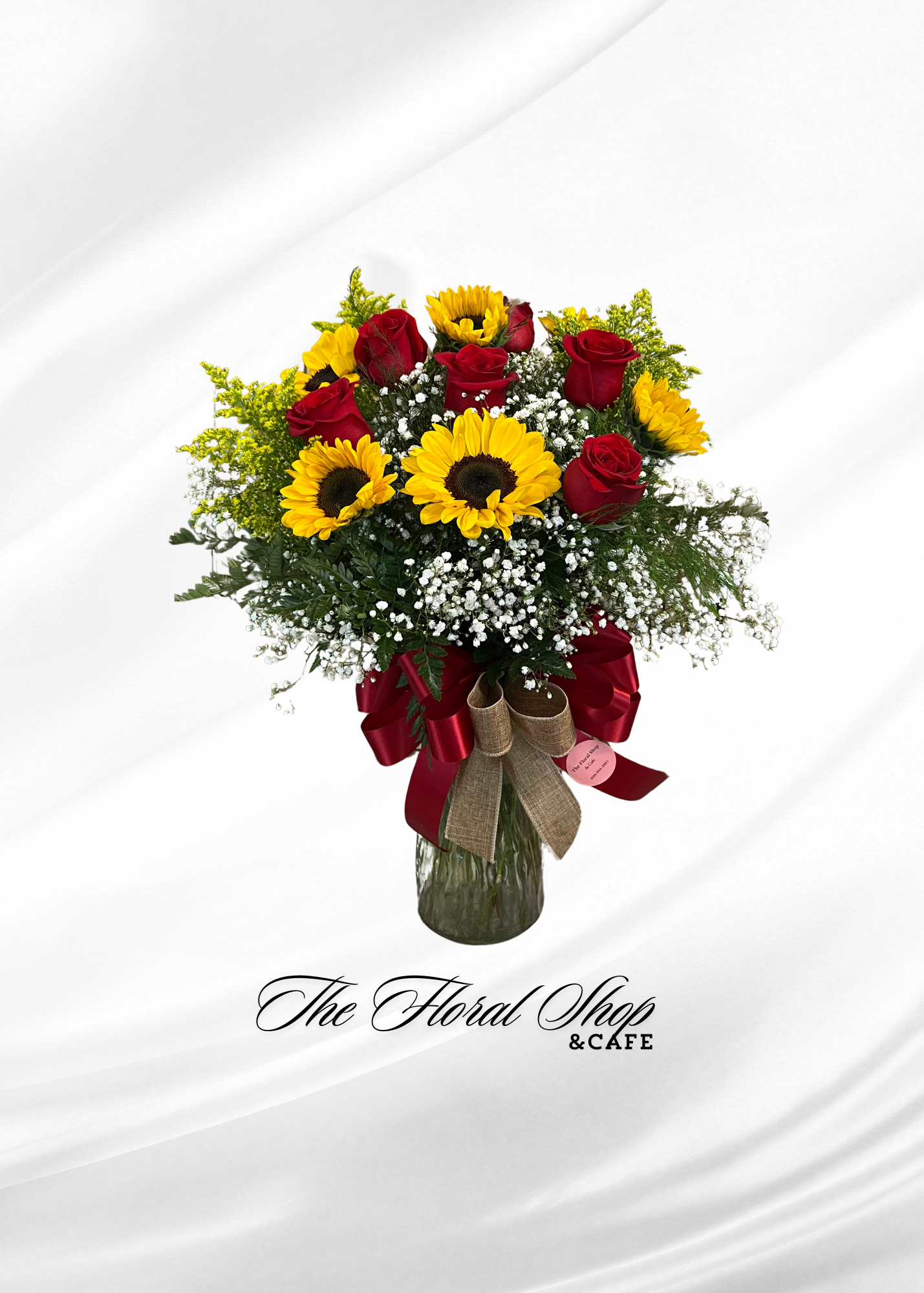 Rose & Sunflower Arrangement